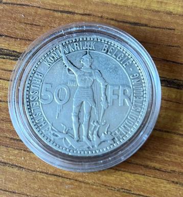 LEOPOLD III - 50 FRANCS 1935 pos A - néerlandais - Argent, Enlèvement ou Envoi, Argent, Argent