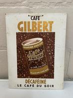 Cafe gilbert karton bordje (20,5 op 27), Verzamelen, Ophalen of Verzenden, Zo goed als nieuw