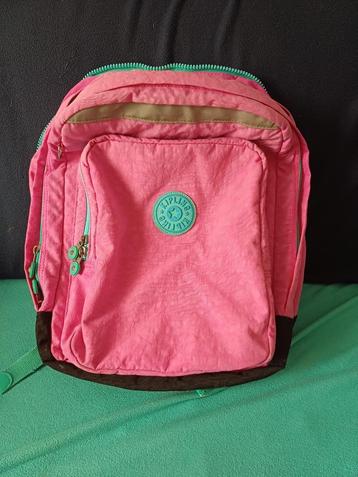 kipling rugzak in nette en goede staat roze kleur beschikbaar voor biedingen
