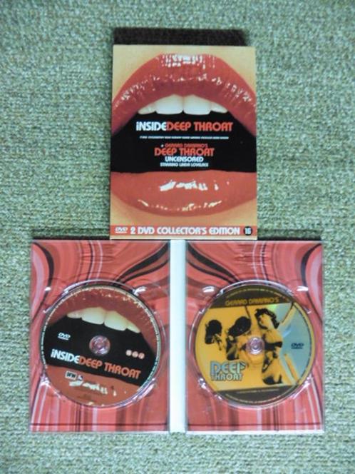 Inside Deep Throat + Deep Throat (2 dvd set) Zeldzaam, CD & DVD, DVD | Films indépendants, Comme neuf, Autres régions, Coffret