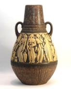 Scheurich West Germany "Marktleben" vloervaas XL, Huis en Inrichting, Woonaccessoires | Vazen, Overige materialen, Gebruikt, Overige kleuren