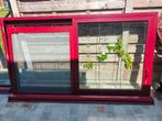 Aluminium cottage raampje en schuifraam, Doe-het-zelf en Bouw, Raamkozijnen en Schuifdeuren, Ophalen, Gebruikt, Aluminium