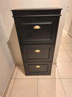 Schoenenkast - zwart met goudkleurige hendels, Ophalen, Zo goed als nieuw