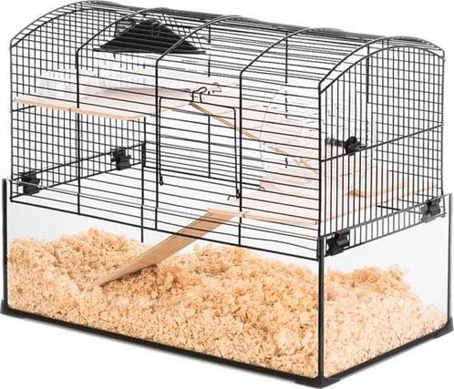 Knaagdierkooi - Zwart - 51,5 x 29 x 40 cm, Dieren en Toebehoren, Knaagdieren en Konijnen | Hokken en Kooien, Zo goed als nieuw