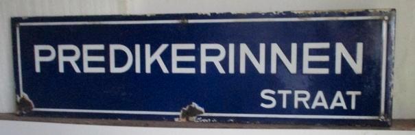 antiek oud geemailleerd straatnaambord, Antiek en Kunst, Curiosa en Brocante, Verzenden