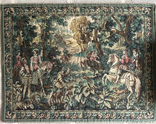 Magnifique tapisserie murale représentant 1 scène de chasse, Antiek en Kunst, Kunst | Schilderijen | Klassiek, Ophalen