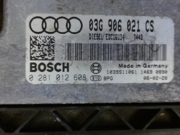 Boitier moteur Audi A3 1.9TDi 77kw 0281012608, (734), Autos : Pièces & Accessoires, Autres pièces automobiles, Audi, Utilisé, Enlèvement