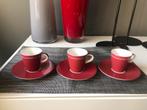 Villeroy & Boch Caffe Club espresso kopjes en schotels, Ophalen of Verzenden, Porselein