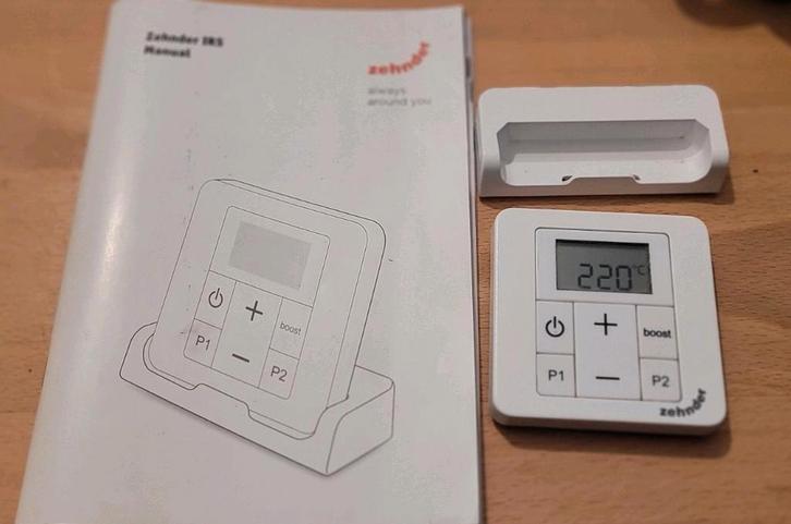 Thermostaat Zehnder IRS, elektrische handdoekdroger + turbo, Doe-het-zelf en Bouw, Thermostaten, Zo goed als nieuw, Ophalen