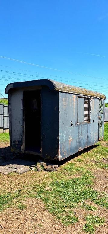 Werfkeet/oude pipowagen te koop, Enlèvement, Utilisé