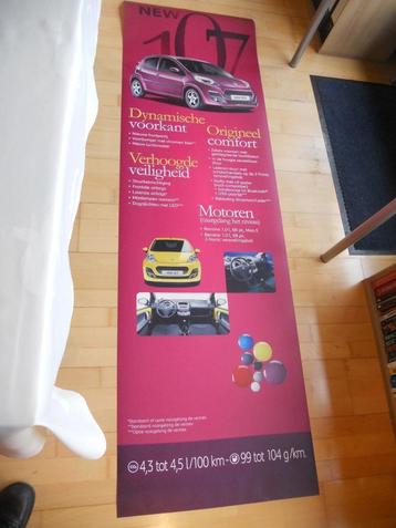 grote publiciteit Peugeot 107 beschikbaar voor biedingen