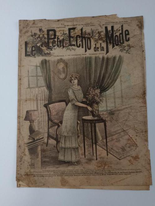 Le petit echo de la Mode 1910, Antiek en Kunst, Antiek | Boeken en Manuscripten, Ophalen of Verzenden