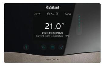 Draadloze weersafh. regelaar sensoCOMFORT VRC 720f vaillant beschikbaar voor biedingen