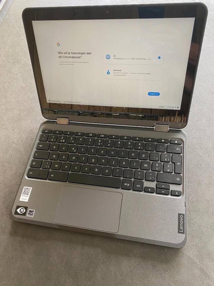 Lenovo 300e Chromebook Gen 3 - Convertible touch *NIEUW*, Computers en Software, Chromebooks, Nieuw, 11 inch, 4 GB of minder, 32 GB of minder