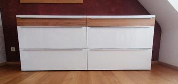 Hülsta NOW ladekast-design-hoogglans €175,-/st of €300,-/2st beschikbaar voor biedingen