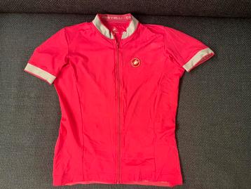 Maillot de vélo Castelli rose M pour femme, Enlèvement, Comme neuf