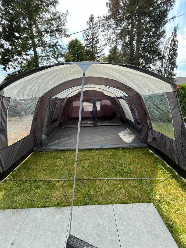 Safarica tunneltent voor 5 personen., Caravans en Kamperen, Tenten, tot en met 5, Zo goed als nieuw, Ophalen