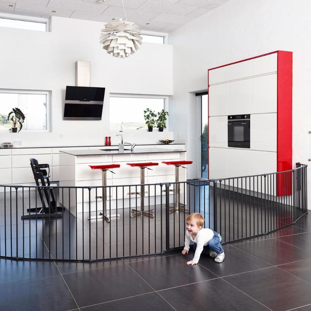 Clôture de sécurité, Enfants & Bébés, Barrières, Comme neuf, Autres types, Métal ou Fer, 115 cm ou plus, Enlèvement