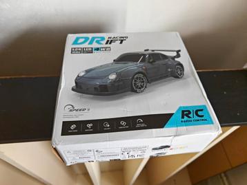 Porsche 911 rc drift auto, schaal 1:24. Licht, extra wielen  beschikbaar voor biedingen