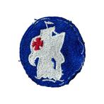 WWII US Caribbean Defense Command Patch, Ophalen of Verzenden, Overige soorten, Embleem of Badge