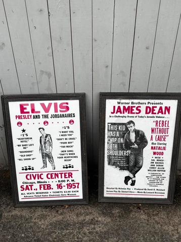 2 posters ingekaderd beschikbaar voor biedingen