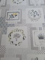 Tafeldoek, toile cirée, Ophalen, Nieuw, Grijs