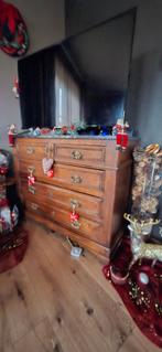 Meuble en chêne massif avec tiroirs, Ophalen, 100 tot 150 cm, 5 laden of meer, 100 tot 150 cm