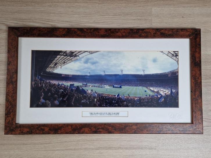 Foto: Wembley Stadium tijdens de finale van de F.A. Cup, Verzamelen, Sportartikelen en Voetbal, Zo goed als nieuw, Poster, Plaatje of Sticker