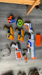 Nerf “Retaliator Elite”, “Mavebrick Rev-6”, “ Reflex IX-1”, Enlèvement ou Envoi, Utilisé