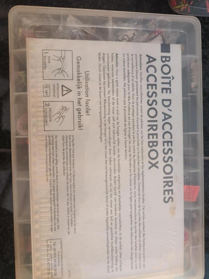 hengelsport -  Accessoires box – compleet, Watersport en Boten, Hengelsport | Algemeen, Nieuw, Overige typen, Ophalen