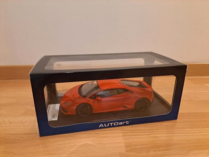 Lamborghini Huracan LP610-4 AUTOART Rood 1/18, Hobby en Vrije tijd, Modelauto's | 1:18, Auto, Autoart, Ophalen of Verzenden