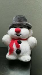 Knuffel sneeuwman pop H 30 cm, Ophalen of Verzenden, Zo goed als nieuw