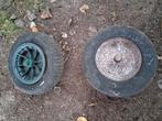 2 wielen voor kruiwagen met buitenband, Tuin en Terras, Kruiwagens, Ophalen