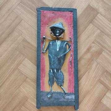 oud kunstwerk sculptuur op hout, Enlèvement ou Envoi