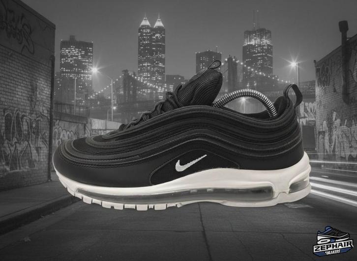 Nike Air Max 97 'Black/White' EU44.5 2023, Kleding | Heren, Schoenen, Gedragen, Sneakers, Zwart, Ophalen of Verzenden