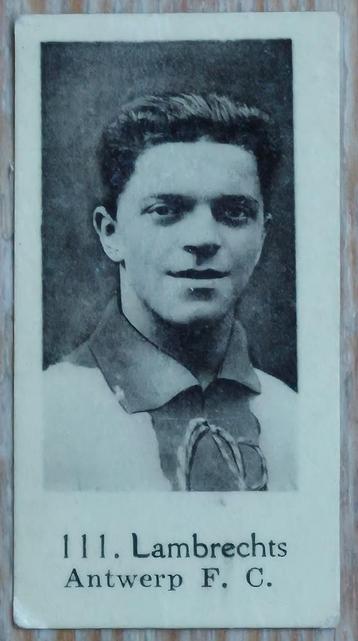 1930s (pre panini) 111 Flor Lambrechts Antwerp FC beschikbaar voor biedingen