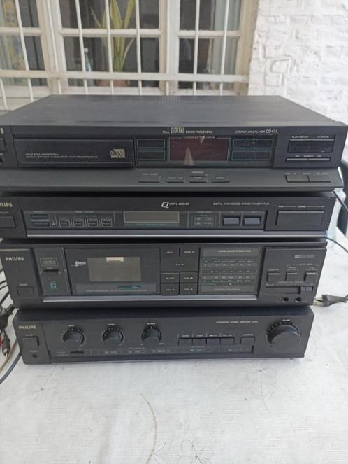 Chaîne Hi-Fi Philips F561, TV, Hi-fi & Vidéo, Chaîne Hi-fi, Utilisé, Deck cassettes ou Lecteur-enregistreur de cassettes, Lecteur CD