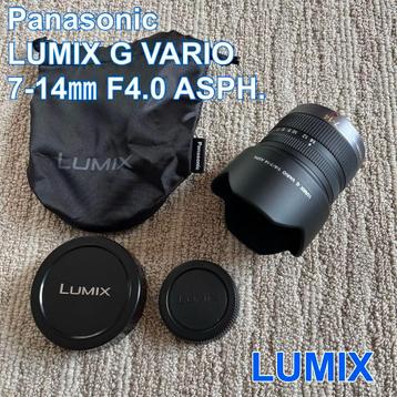 Panasonic Lumix 7-14mm f4 (micro 4/3) => 299€  beschikbaar voor biedingen