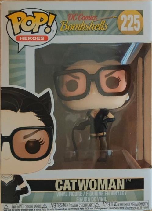 Pop Heroes CATWOMAN Comics BOMBSHELLS n225, Collections, Jouets miniatures, Neuf, Enlèvement ou Envoi