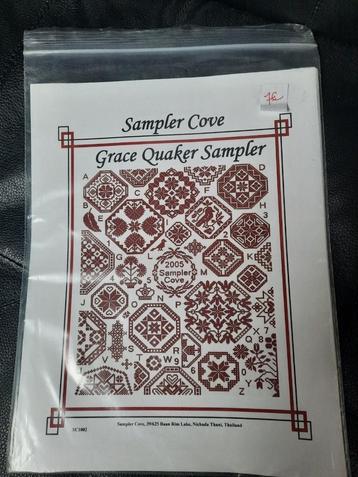 Motif original « Sampler Cove » Grace Quaker Sampler SC1002, Enlèvement ou Envoi, Comme neuf, Patron