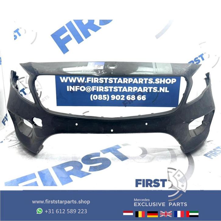 W156 GLA45 BUMPER A1568801901 GLA Facelift 45 AMG Voorbumper, Auto-onderdelen, Carrosserie, Bumper, Mercedes-Benz, Voor, Gebruikt