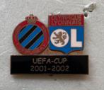 PIN Club Brugge FC BRUGES Olympique Lyon, Ophalen of Verzenden, Zo goed als nieuw, Sport, Speldje of Pin