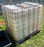 watervat-regenopvang - IBC container 1000 liter, Tuin en Terras, Regentonnen, Ophalen, Overige materialen, Gebruikt, Met kraantje