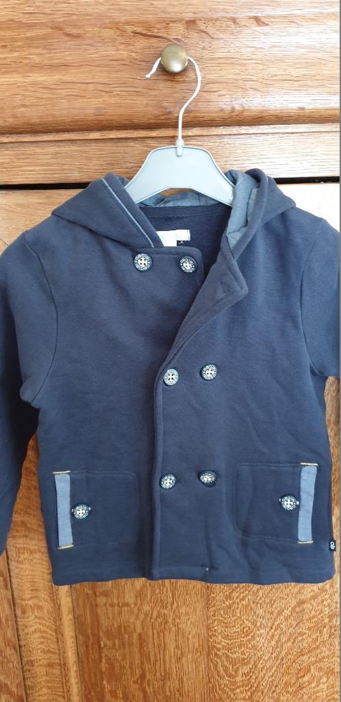 Obaïbi jas met capuchon - 3 jaar, Kinderen en Baby's, Kinderkleding | Maat 104, Nieuw, Jongen, Trui of Vest, Ophalen of Verzenden