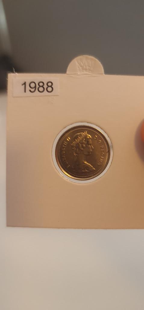 Canadese munt: Elisabeth 10 cents 1988 (A), Postzegels en Munten, Munten | Amerika, Losse munt, Ophalen of Verzenden