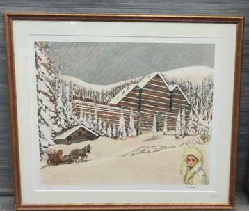 Lithographie hôtel ambassador signe Ramon dilley beschikbaar voor biedingen
