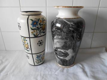 2 vases vintage Art Déco