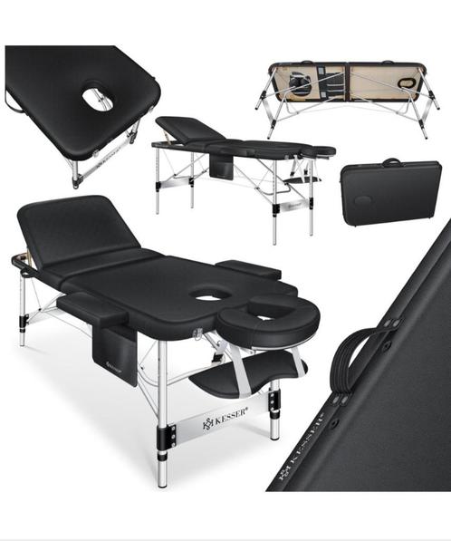 Kesser brand black semi-new massage or beauty table., Diensten en Vakmensen, Welzijn | Masseurs en Massagesalons, Bedrijfsmassage