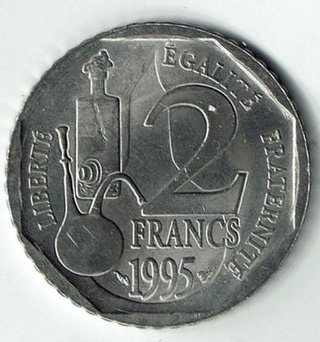 2 francs 1995 Louis Pasteur France, Envoi, France, Monnaie en vrac