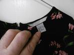 kledij dames kleedje zwart gebloemd H&M maar 44, Kleding | Dames, H&M, Zwart, Maat 42/44 (L), Ophalen of Verzenden